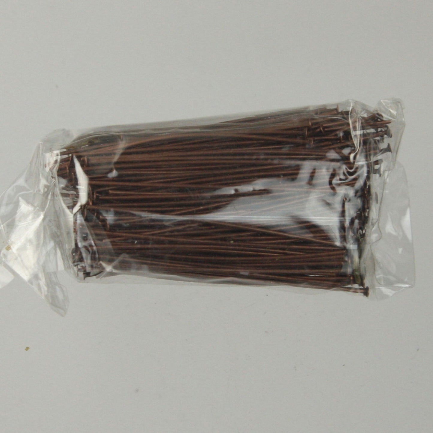 Bulk/FingerPick 250 pcs of Antique Copper round headpin - 38mm/1.5 inch 22 gauge - TPIN-22G-38
