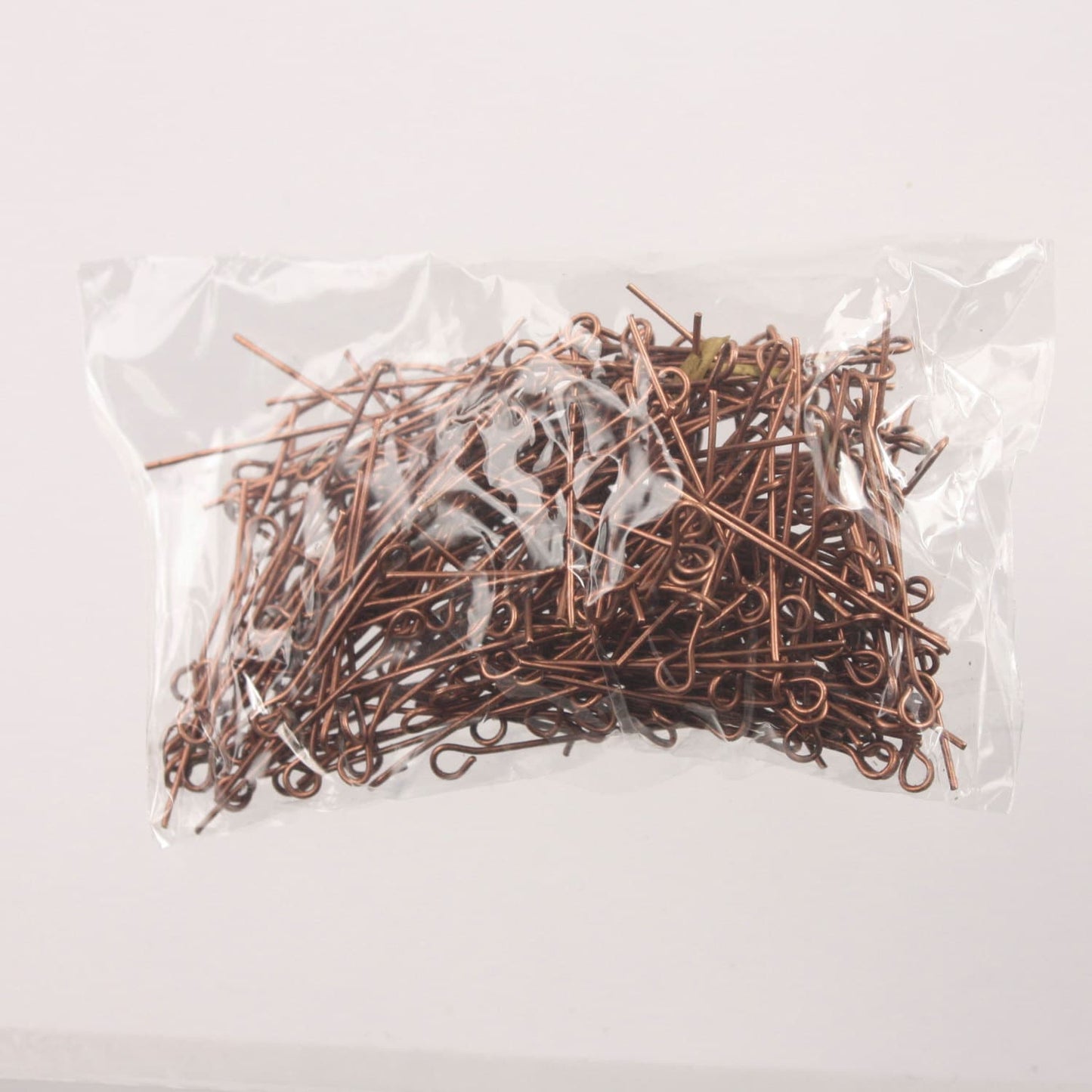Bulk/FingerPick 300 pcs of Antique Copper Flat headpin - 1 inch 26mm 22Gauge - TPIN-22G-25