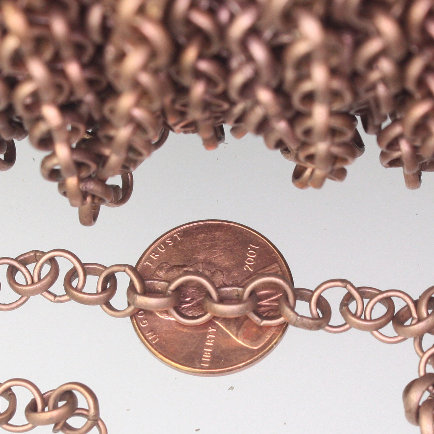 Antique Copper Rolo Chain bulk Chain, 30 ft of Rolo Cable Chain 6.0mm - Unsoldered Links - Necklace Bracelet Wholesale Bulk Jewerly Chain