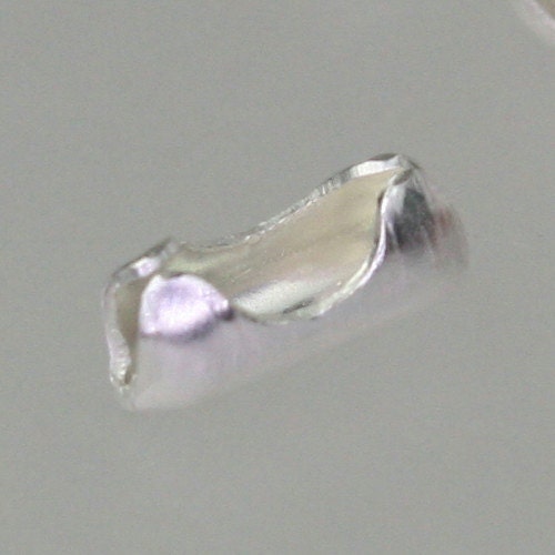 Sterling Silver Plated Ball Chain Bulk, 32 ft. spool of FACET micro ball chain - 1.2mm ball w/ FREE 10 connectors (Insert) - 12DC