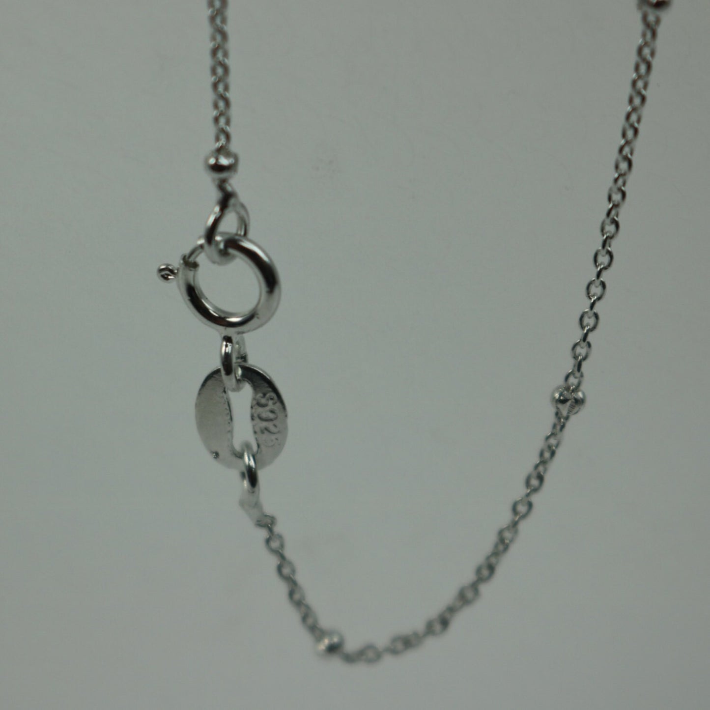 925 Sterling Silver Necklace Chain Bulk - 18 inch - Satellite Necklace 925 Silver Cable Chain - Ready to Wear Bulk Wholesale