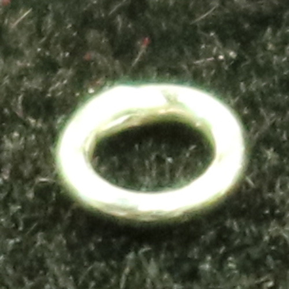 25 Silver CLOSED Jump Rings - 3mm 22Gauge 22G 0.6mm - Sterling Silver Closed Jumprings