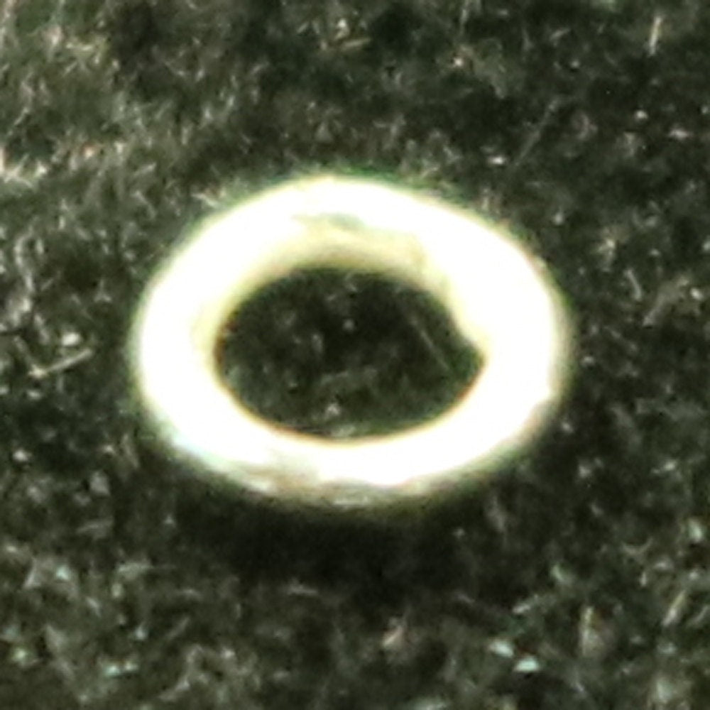 25 Silver CLOSED Jump Rings - 2.5mm 24Gauge 24G 0.5mm - Sterling Silver Closed Jumprings