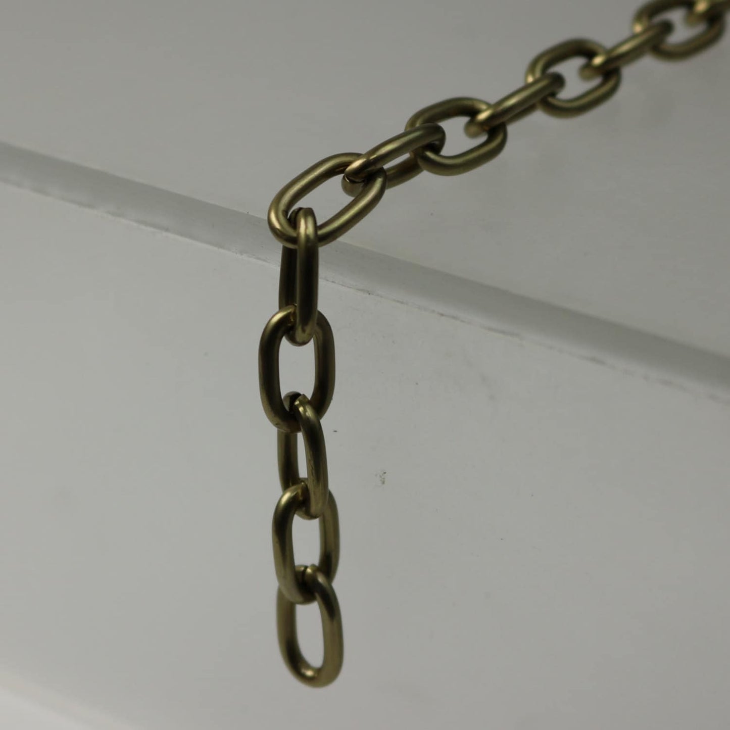 Sample Lot 3 ft Aluminum Chain Fashion Cable Chain - Antique Brass Vintage Style - 12x7mm 1.8mm thickness Chunky Unsoldered Link - A025