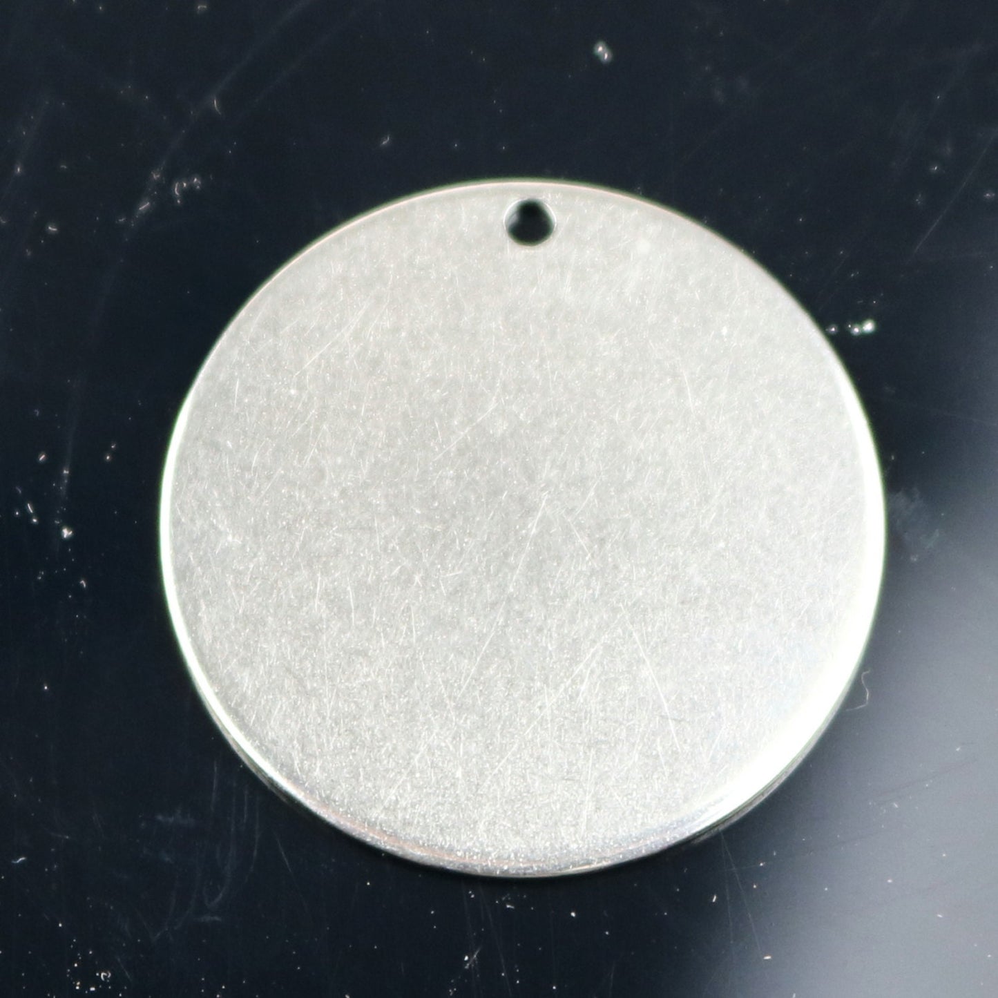 10 pcs of 1" Stainless Steel Stamping Blanks - 1 inch 25 mm 18 gauge 1.0mm thickness - Blank Stamping Metal Flat Discs Tags