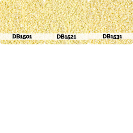 Miyuki Delica 11/0 Seed Beads | Choose Your Color, Yellow and Gold| 7.5g Tube Supply