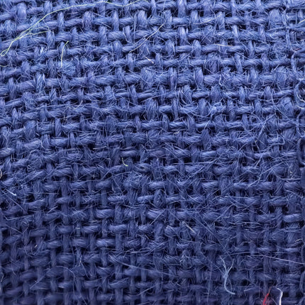 Craft Burlap Ribbon - Navy Blue 2.3" Wide, 32 Feet Roll for Rustic Decor