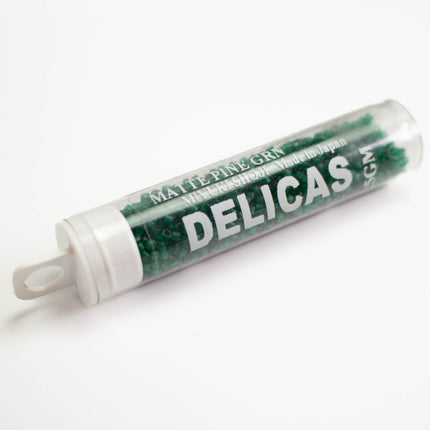 Miyuki Delica 11/0 Seed Beads | Choose Your Color, Shades of Green | 7.5g Tube Supply