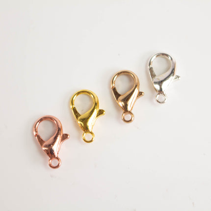 Anti Tarnish 14x8mm Lobster Clasps, Multiple colors and quantities