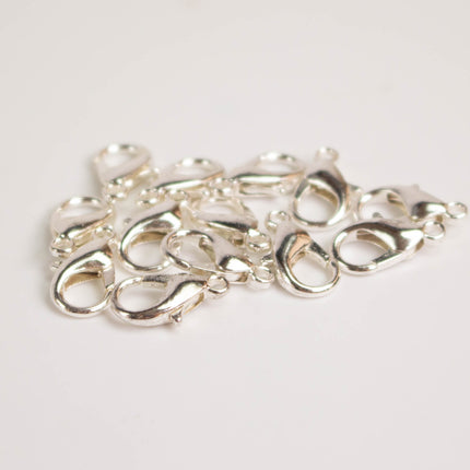 Anti Tarnish 14x8mm Lobster Clasps, Multiple colors and quantities
