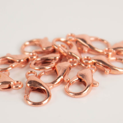 Anti Tarnish 14x8mm Lobster Clasps, Multiple colors and quantities