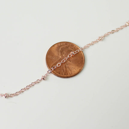 Anti Tarnish Plated Satellite Flat BALL Chain - 3x1.7mm SOLDERED link - 3/10/32/50/100 Feet Tiny Small Ball Chain - AT317SAT