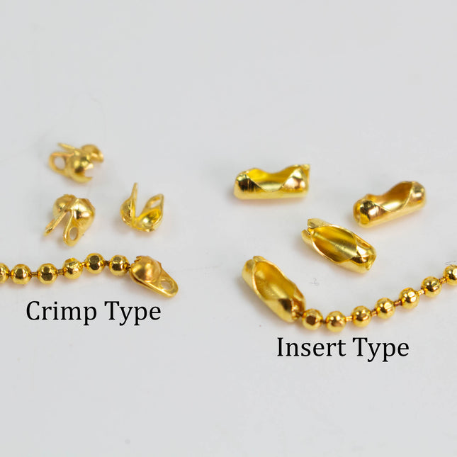 Anti-Tarnish Plated Faceted Ball Chain - 1.5mm Ball/Beads Size - Bulk Spool - ATCDC1.5