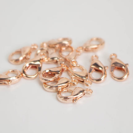Lobster Clasps Brass 10x5mm, Multiple Quantities and Colors