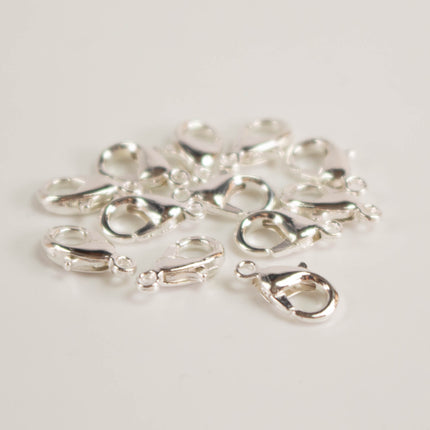 Lobster Clasps Brass 10x5mm, Multiple Quantities and Colors