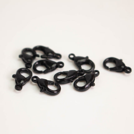 Lobster Clasps Brass 10x5mm, Multiple Quantities and Colors