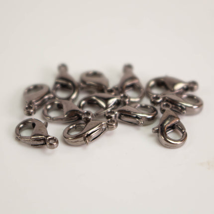 Lobster Clasps Brass 10x5mm, Multiple Quantities and Colors