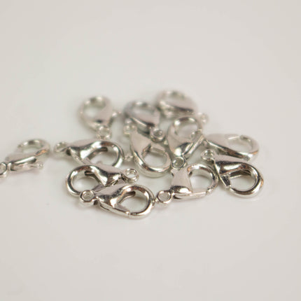 Lobster Clasps Brass 10x5mm, Multiple Quantities and Colors