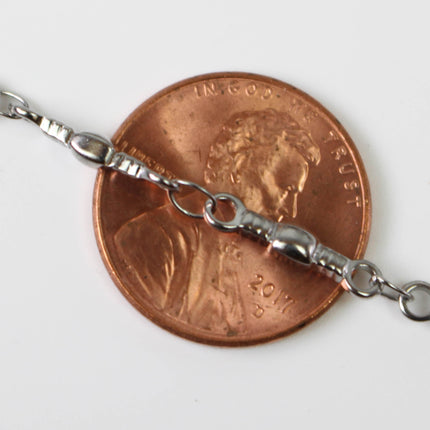Stainless Steel Handmade Custom Chain - 2.6x13mm 1.8mm thickness Link Chain, 12/36/120 inch - Necklace Bracelet Soldered Link