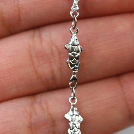 Stainless Steel Handmade Custom Chain - 4.6x13mm 1.8mm thickness FISH Link Chain, 12/36/120 inch - Necklace Bracelet Soldered Link