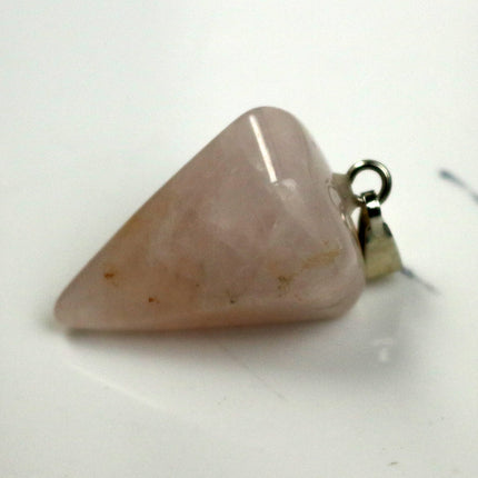 1, 5, 10pcs Hex POINT Charm Point Pendant - 14x21mm 9/16x13/16inch - Rose Quartz Gemstone Crystal Pendant U-Pick