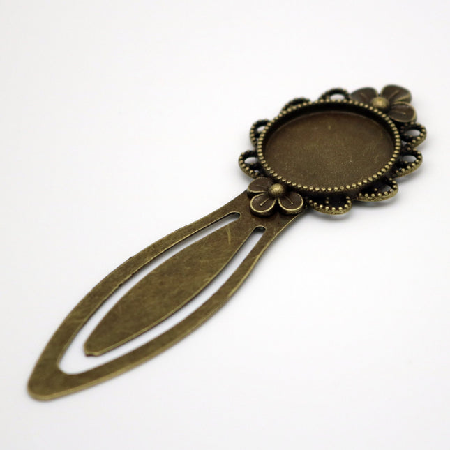 Bookmark  - 5 pcs  - 83mmx28mm Antique Brass - S001