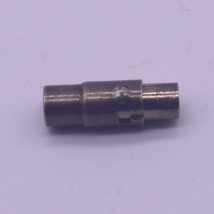 5 pcs Magnetic Barrel Clasps - 3mm Magnetic Clasp with Safety Clasp - Antique Brass Magnetic Clasp - Cord Clasp - Barrel - 3mm Cord Clasp