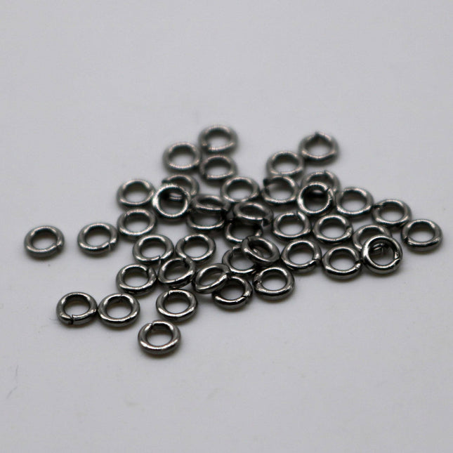 Jump RINGS 100 pcs of STAINLESS Steel Jump Rings Link Surgical Jumprings 3mm 21G 21 Gauge 0.7mm Bracelet Wholesale Jump Rings Bulk Jumprings
