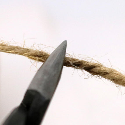50 Yds - Natural / Brown Twisted Jute Twine - 2.5mm 3 Ply Premium Twine - Craft Bulk String Rope Cording