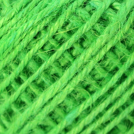 50 Yds - Light Green Twisted Jute Twine - 2mm 2 Ply Premium Twine - Craft Bulk String Rope Cording - Gift Wrap, Packaging - 3
