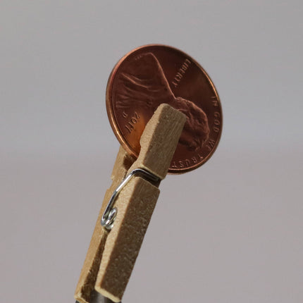 100 pcs 1 inch  25mm Unfinished Wood Wooden Clip - Craft Clothes Pins - For Scrapbooking Fridge Magnets