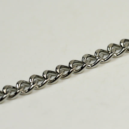 10 Ft of Stainless Steel Chunky Curb Chain bulk -  5.1x7.1mm 1.4mm about 15G 15 Gauge Curb Chain Necklace Bracelet Link