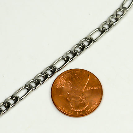 10 ft of Surgical Stainless Steel Mens NK 3:1 Curb Chain - 4.2mm 1.2mm 16G Unsoldered Link Hip Hop Cool Style - ST42NK31