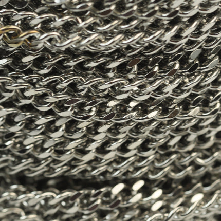 10 Ft of Stainless Steel Chunky Curb Chain bulk -  5.1x7.1mm 1.4mm about 15G 15 Gauge Curb Chain Necklace Bracelet Link