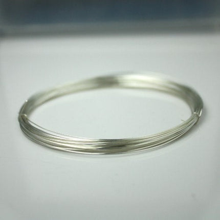 10ft of 26G Sterling Silver round wire Half-Hard