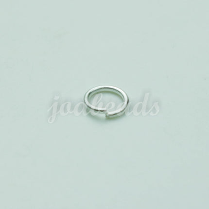 500 Pcs Sterling Silver Plated Jump Rings Jumprings - 5mm 21 Gauge 21G (0.7mm) - Bulk Wholesale Jump Rings