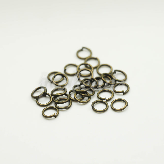 500 Pcs Antique Brass Jump Rings Jumprings - 5mm 21 Gauge 21G (0.7mm) - Bulk Jump Rings Wholesale Jump Rings