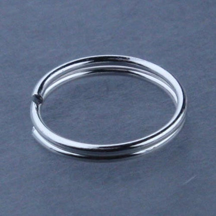 200 pcs of Silver Finished Split Rings - 10mm