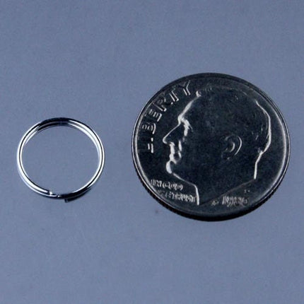 200 pcs of Silver Finished Split Rings - 10mm