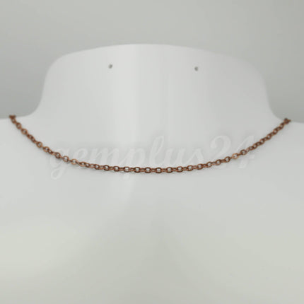 300 feet of Antique Copper Flat Cable Chain 3x3mm Solder Copper Cable Chain  - 33F
