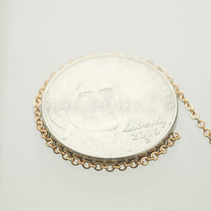 300 ft of Champagne Gold (Pinky Gold) Tiny Dainty Delicate Flat Soldered Necklace Chain - 2mm 2x1.4mm - Free Adequate Jumpring 50pcs - C214F