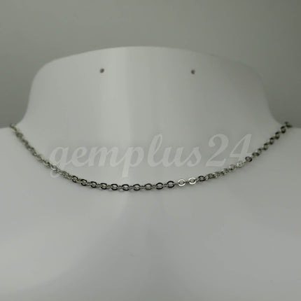 100 feet of Rhodium Plated Flat Cable Chain 3x3mm Solder Rhodium Cable Chain -  - 33F