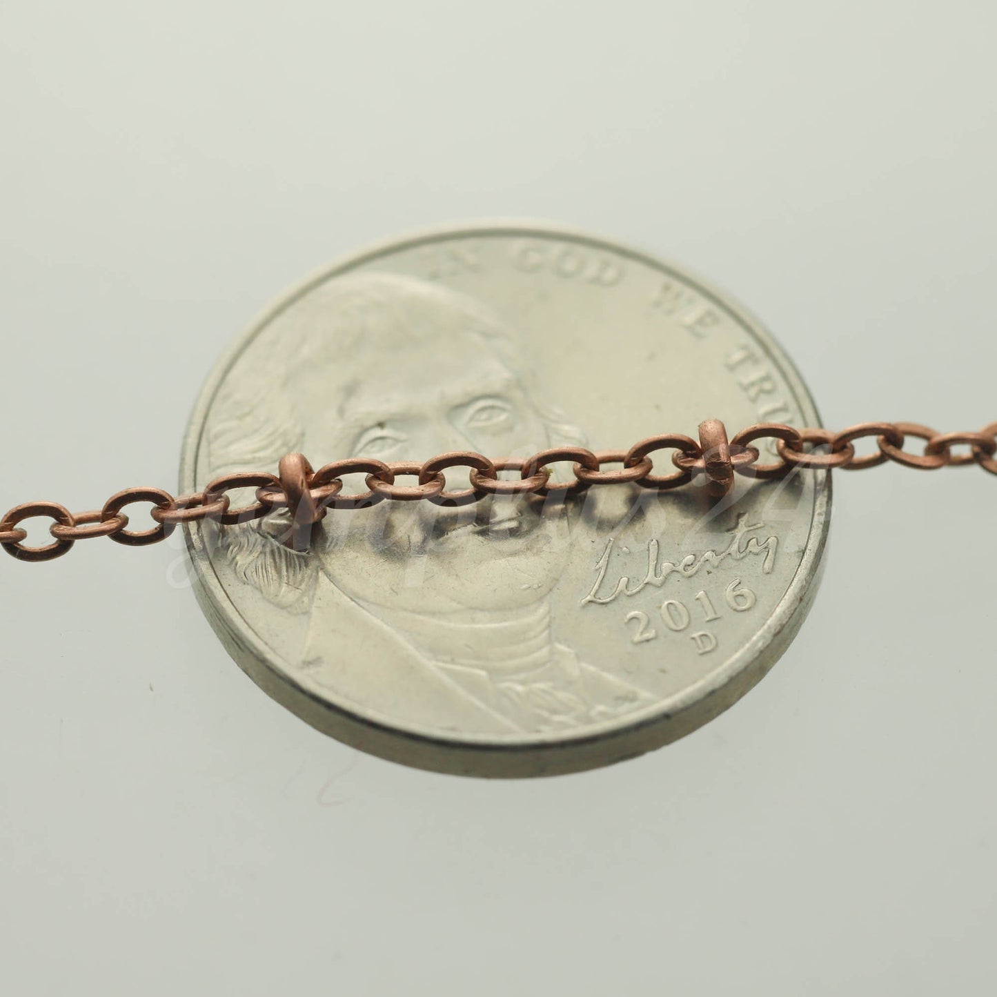 100 ft Antique Copper Satellite Chain Flat BALL Chain - 3x1.7mm SOLDERED link - Antique Bronze Tiny Small Ball Flat Cable - 317SAT