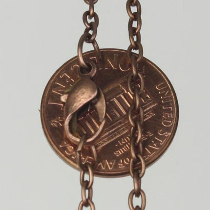 24 inch Pre Made Cable Chain Necklace With Lobster Clasp - Antique Brass/Copper/Rhodium/Gunmetal Plated - 3.8x2.6mm Link - 0.7mm Wire