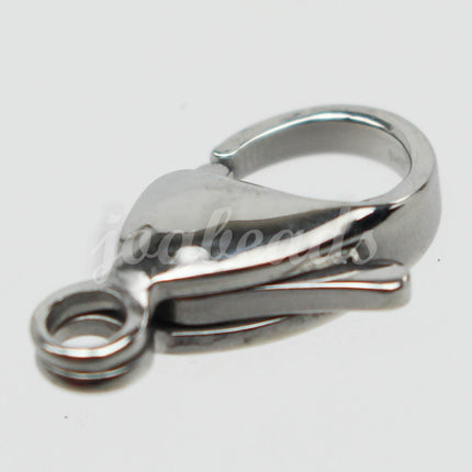 Stainless Steel Lobster Clasp - 15mm - 15x9mm - Solid Stainless Steel - Jewelry Class Quality - Hand Polished - 13mm/12mm/10mm Option STLOB