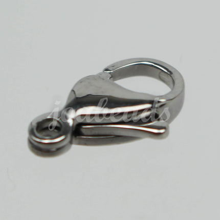 Stainless Steel Lobster Clasp - 15mm - 15x9mm - Solid Stainless Steel - Jewelry Class Quality - Hand Polished - 13mm/12mm/10mm Option STLOB