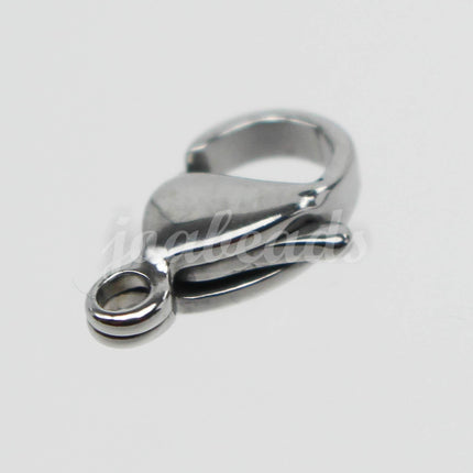 Stainless Steel Lobster Clasp - 15mm - 15x9mm - Solid Stainless Steel - Jewelry Class Quality - Hand Polished - 13mm/12mm/10mm Option STLOB