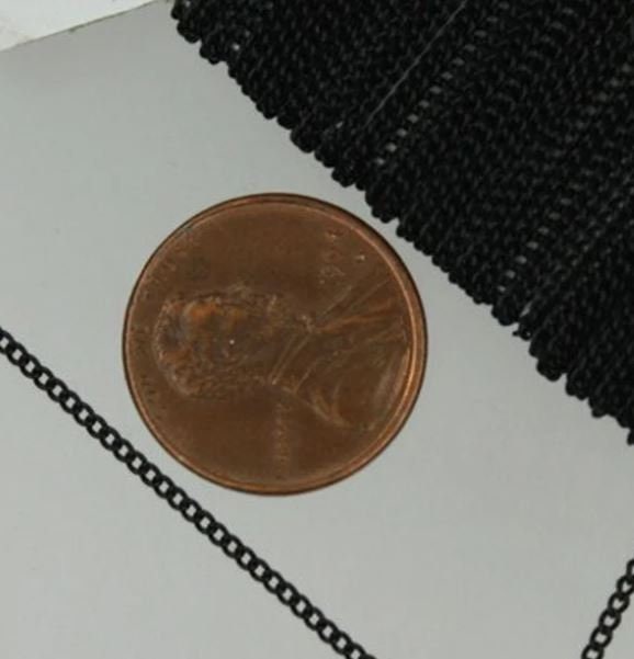 Sample 3 Feet with FREE Jumpring (10 pcs) of Curb Chain - Micro Dainty Tiny Small Curb Chain - 1.35mm Soldered Link - 1.35S