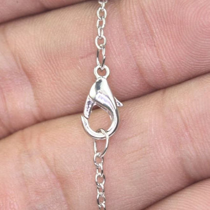 24 inch Pre Made Cable Chain Necklace With Lobster Clasp - Antique Brass/Copper/Rhodium/Gunmetal Plated - 3.8x2.6mm Link - 0.7mm Wire