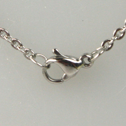 Ready to Wear Stainless Steel FLAT Cable Chain Necklace - 3x2mm - 0.6mm - 16/18/20/24 inch - with High Quality Lobster Clasp - STNECT06